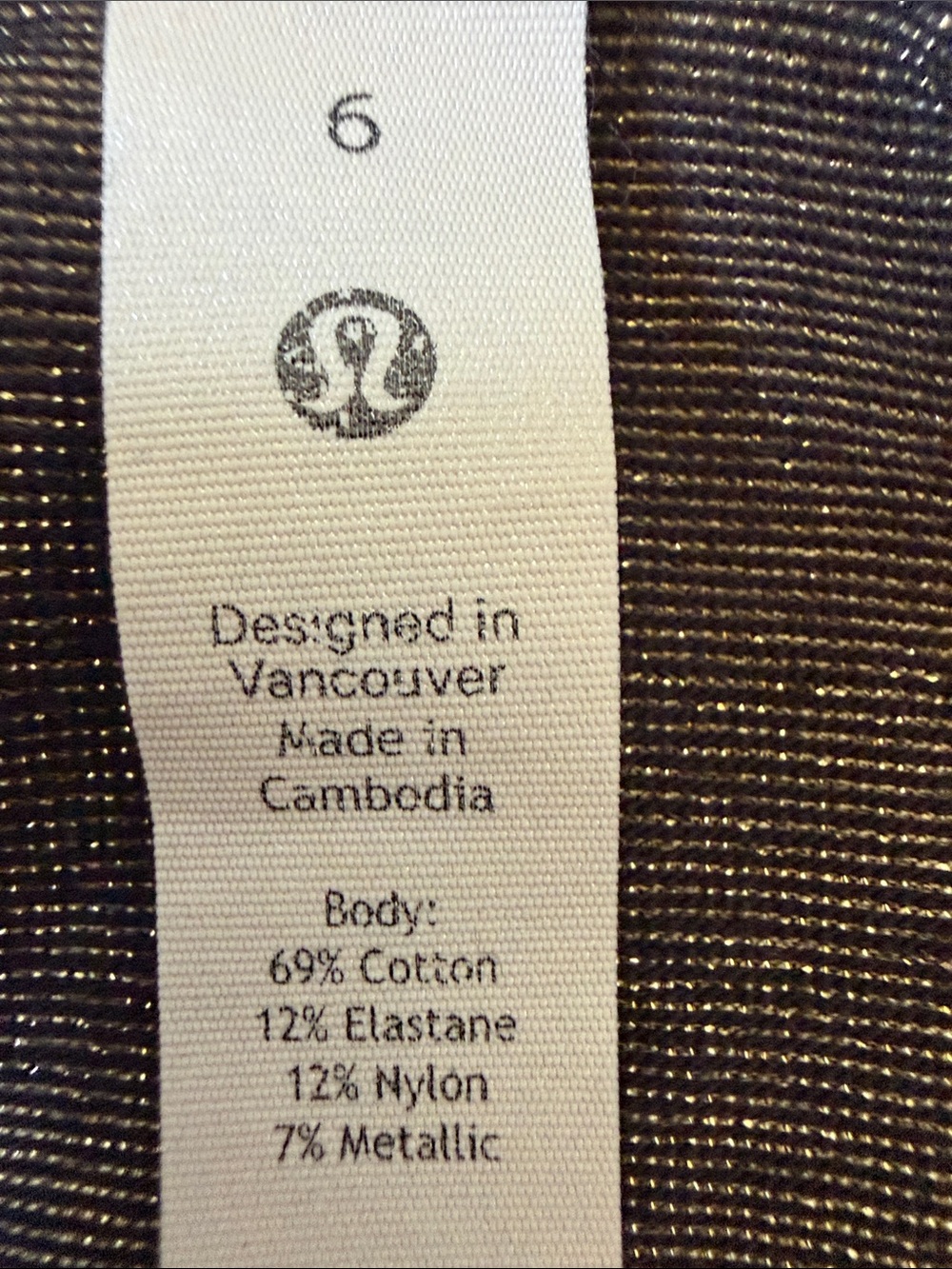 Lululemon Back in Action Long Sleeve Shimmering Shirt Size 6 - Picture 8 of 8